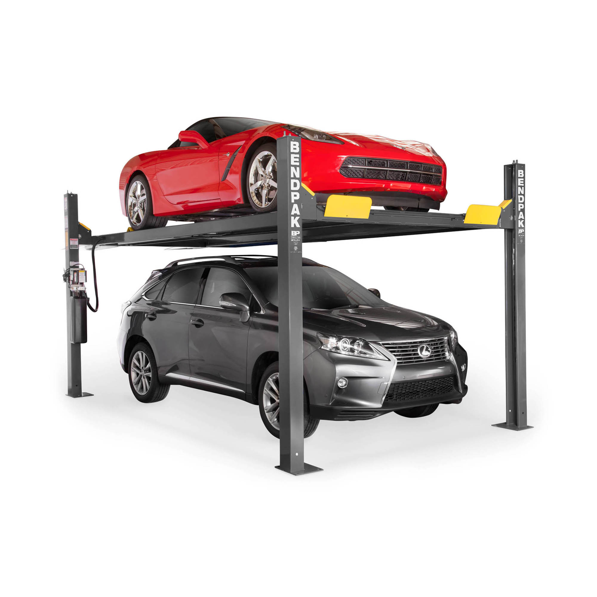 Bendpak 4 Post Extra Tall Car Lift 9000 Lb Capacity Gray Model Hd 9xw Northern Tool